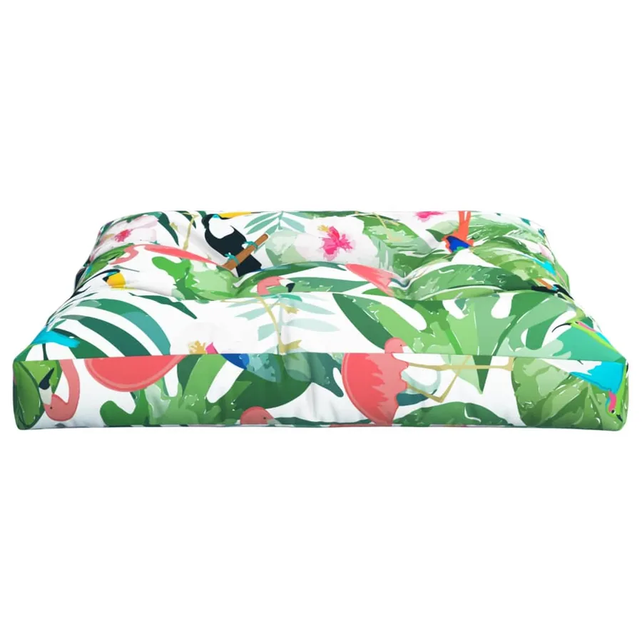 Coussin de palette multicolore 70x70x12 cm tissu - 6