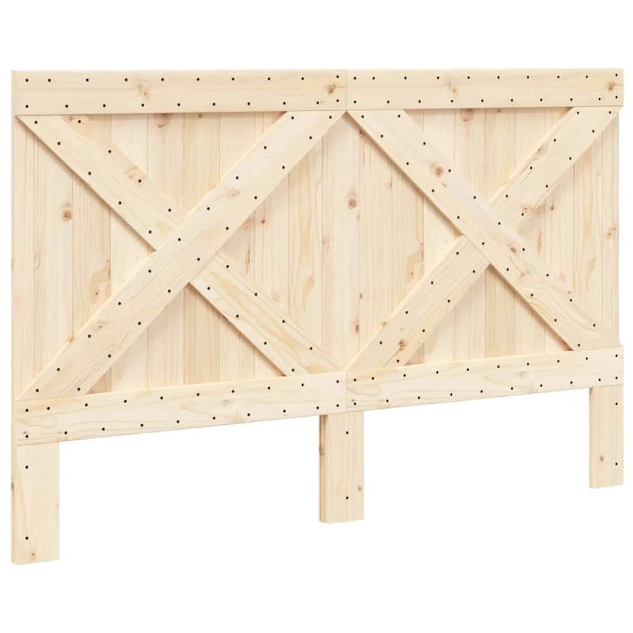 Tête de lit 160x104 cm bois massif de pin - 2