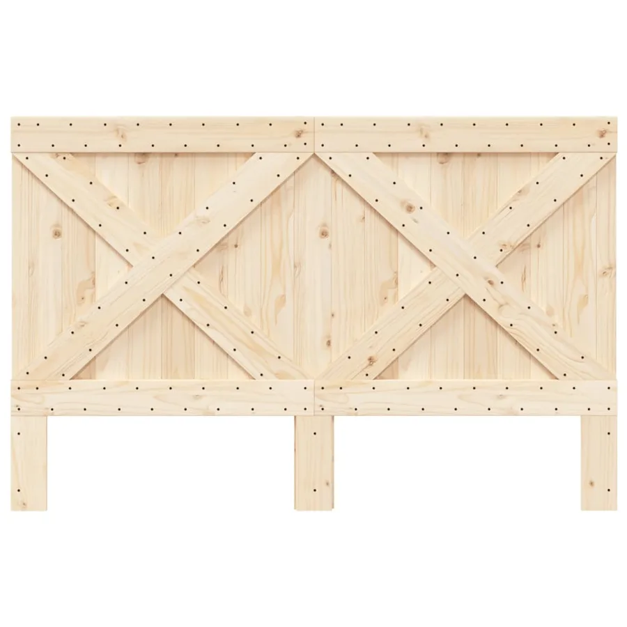 Tête de lit 160x104 cm bois massif de pin - 3