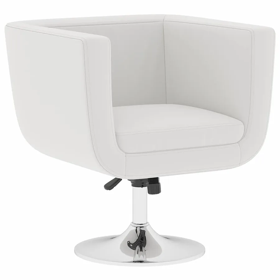 Chaises de bar lot de 2 blanc similicuir - 3