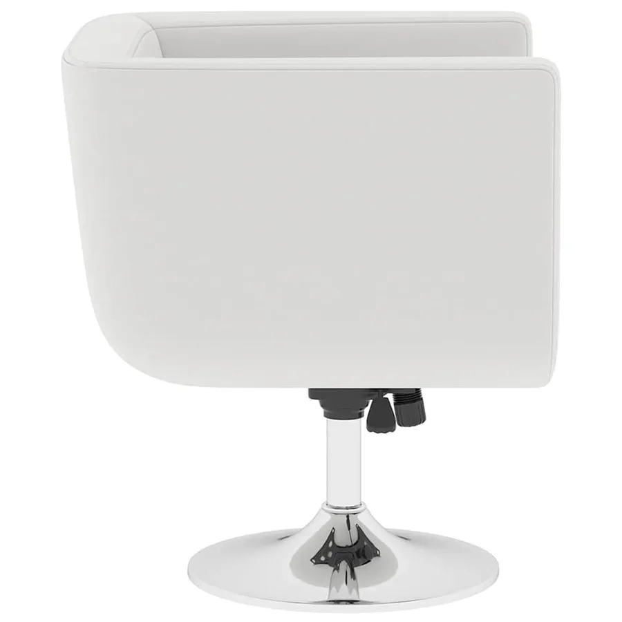 Chaises de bar lot de 2 blanc similicuir - 5