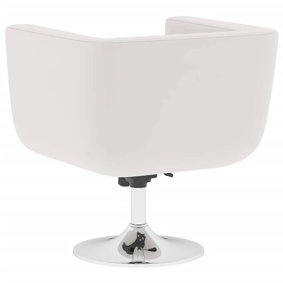 Chaises de bar lot de 2 blanc similicuir - 6