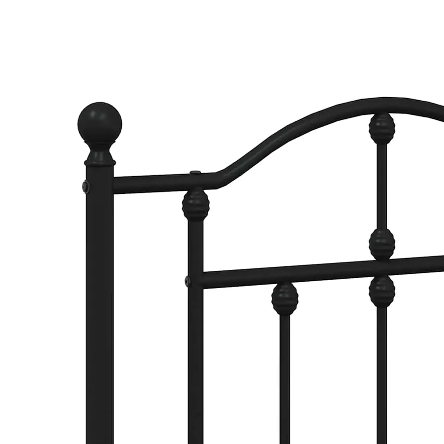 Tête de lit de remplacement métal noir 193 cm - 6