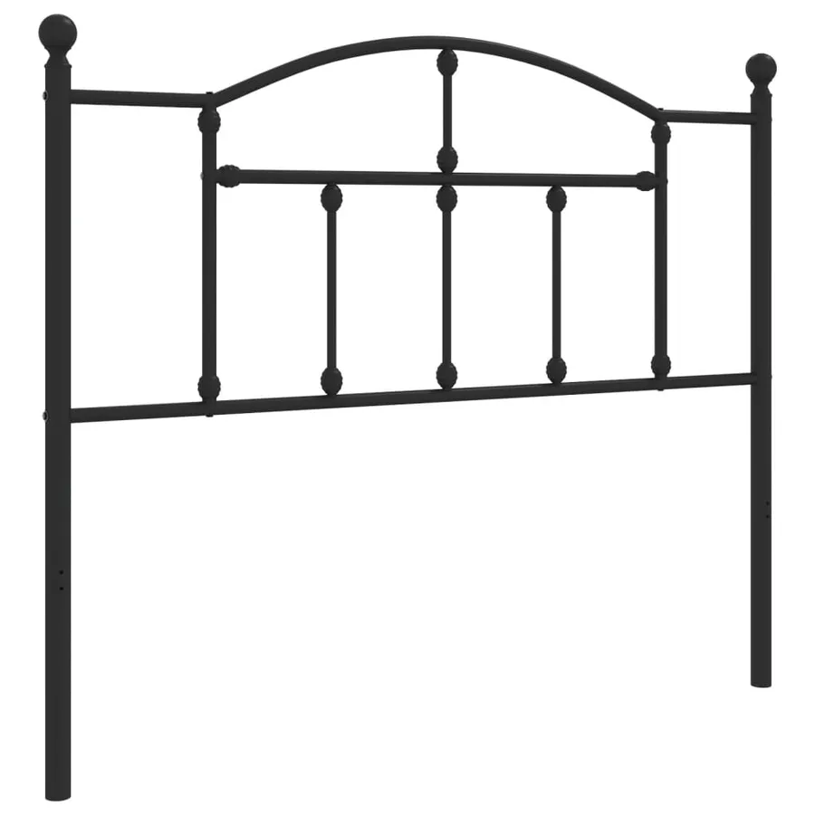 Tête de lit de remplacement métal noir 107 cm - 2