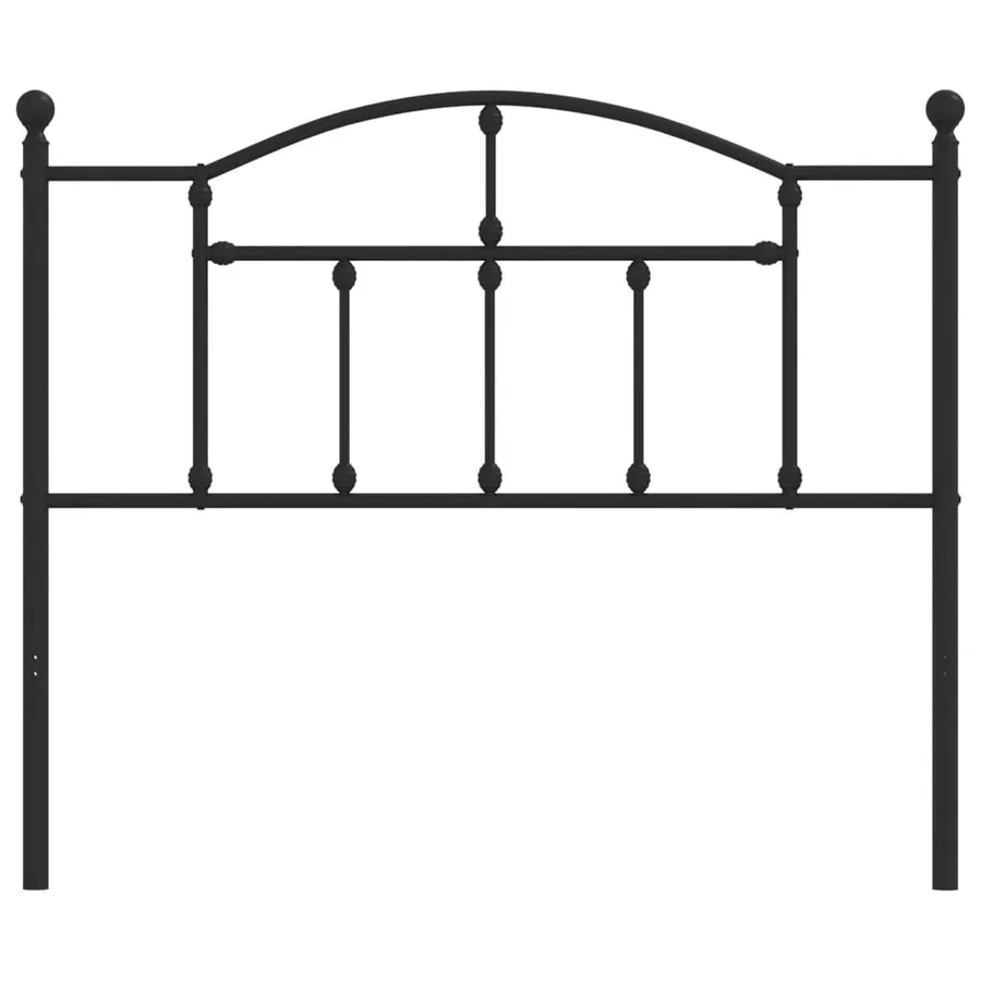 Tête de lit de remplacement métal noir 107 cm - 3