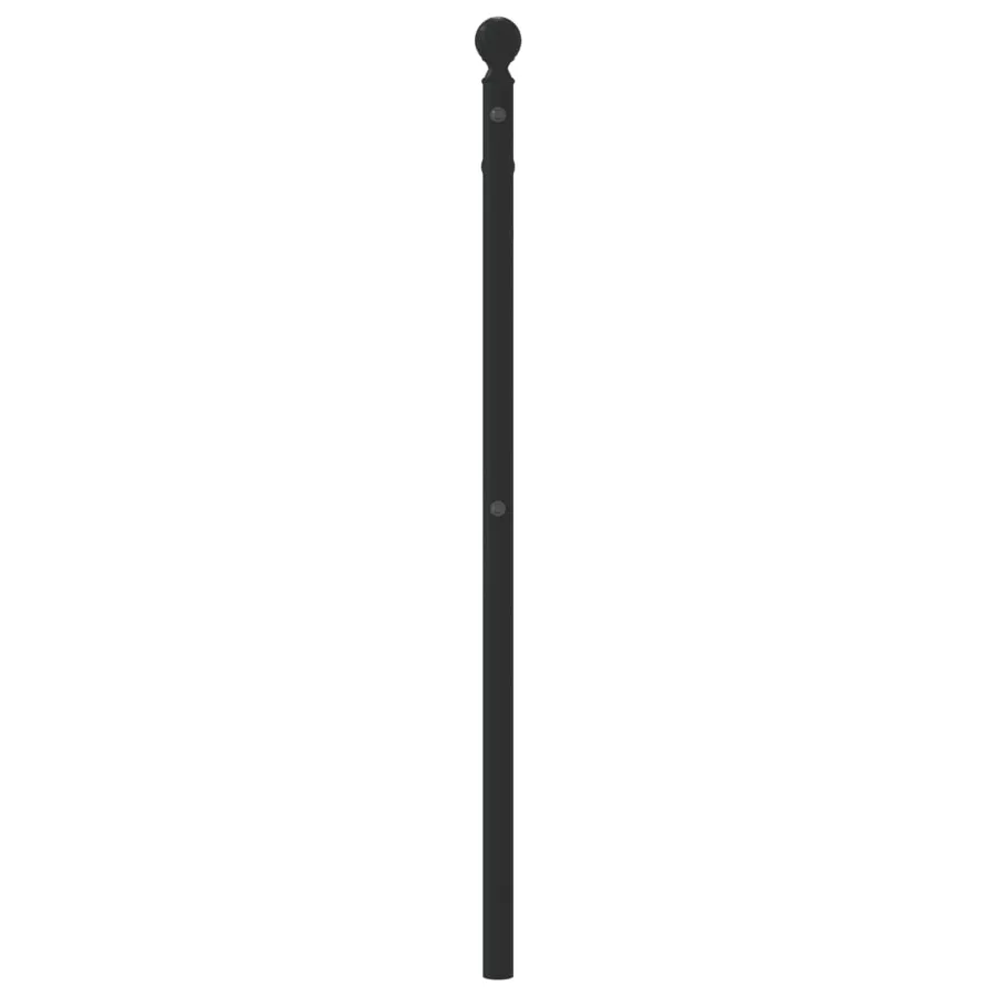 Tête de lit de remplacement métal noir 107 cm - 4