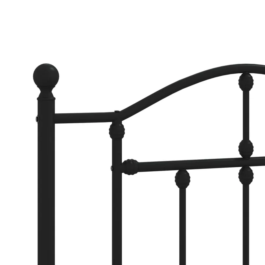 Tête de lit de remplacement métal noir 107 cm - 5