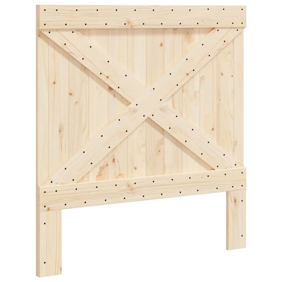 Tête de lit 100x104 cm bois massif de pin - 2