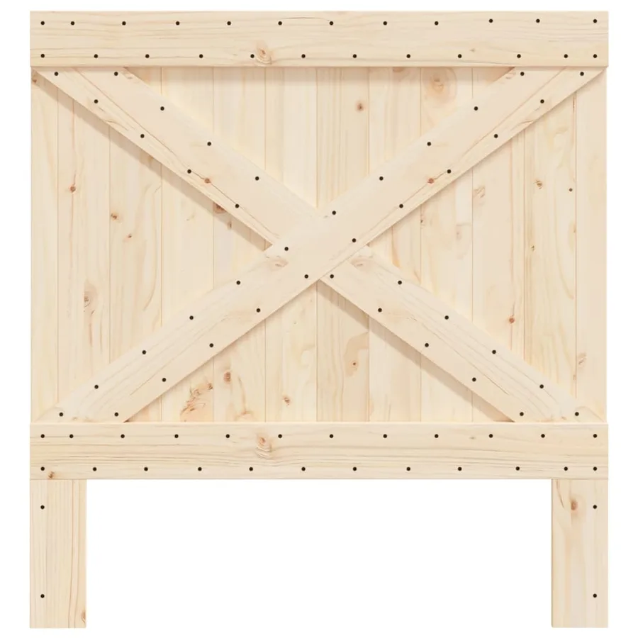 Tête de lit 100x104 cm bois massif de pin - 3