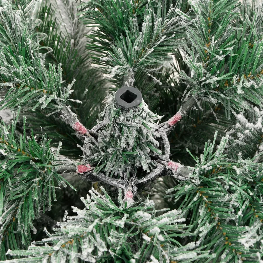 Sapin de Noël artificiel à charnières avec neige floquée 240 cm - 7