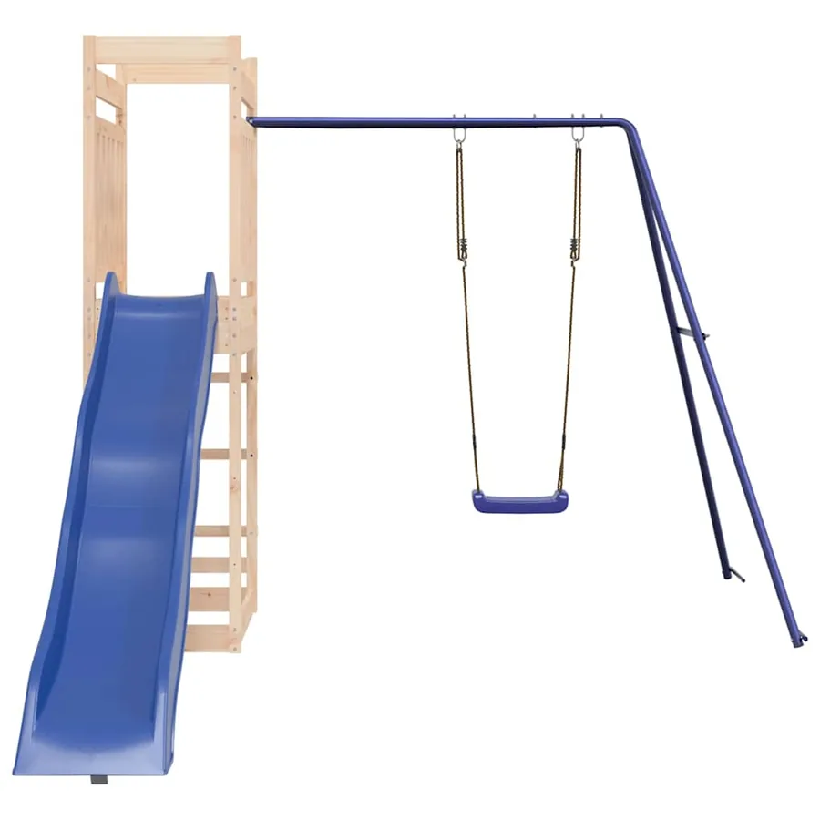 Ensemble de jeu d'extérieur bois de pin massif - 3