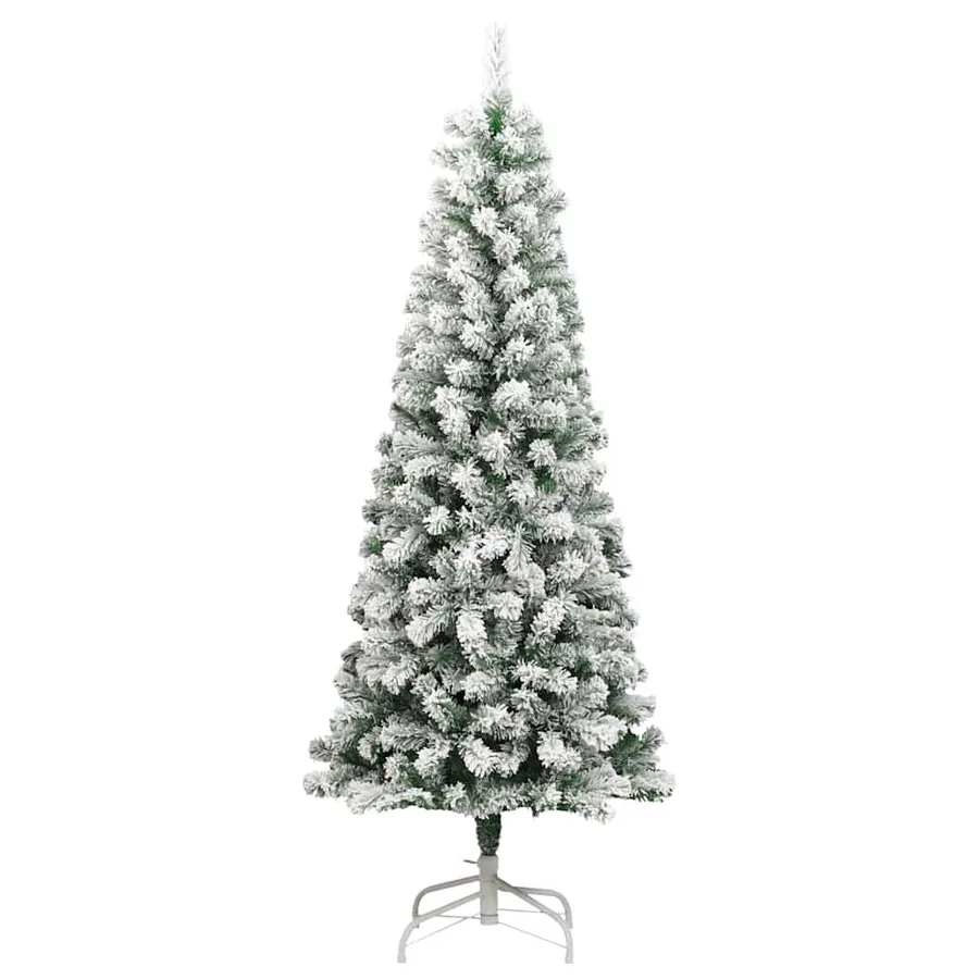 Sapin de Noël artificiel à charnières avec neige floquée 180 cm - 2