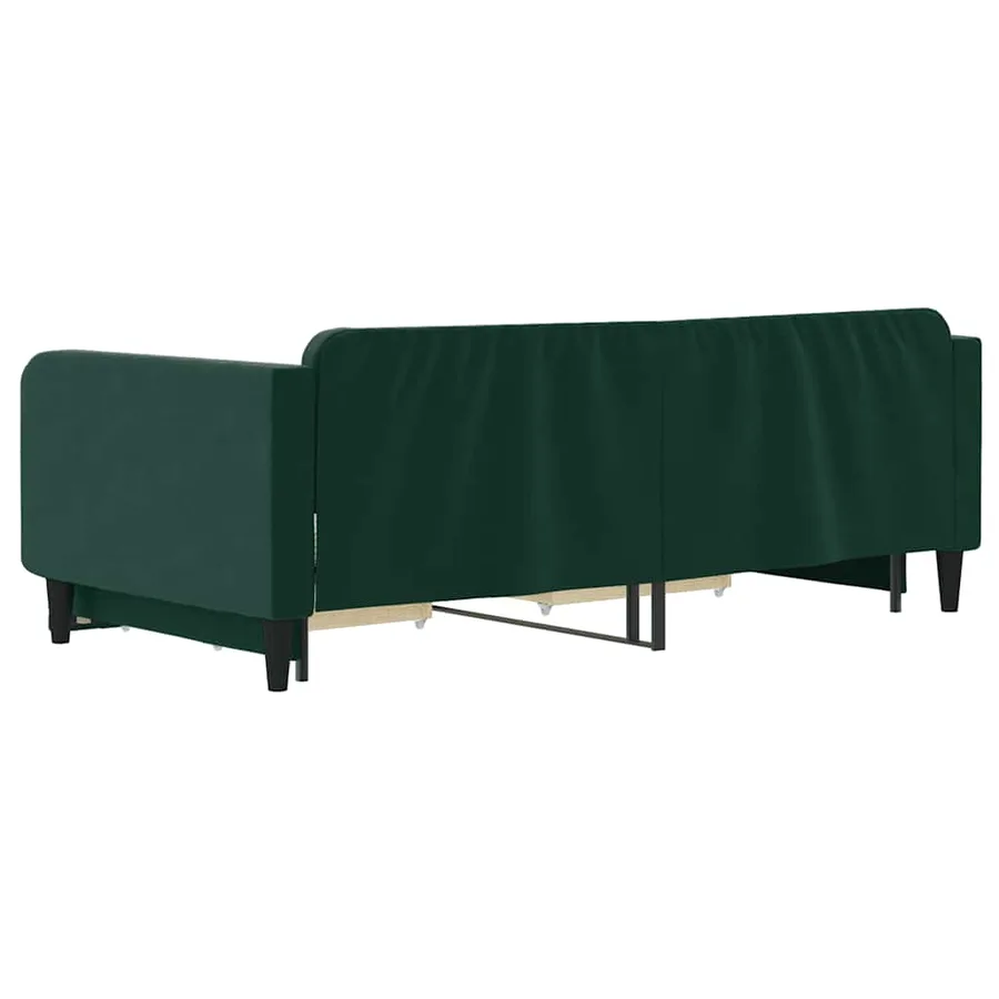 Lit de jour avec gigogne et tiroirs sans matelas 100x200 cm - 5