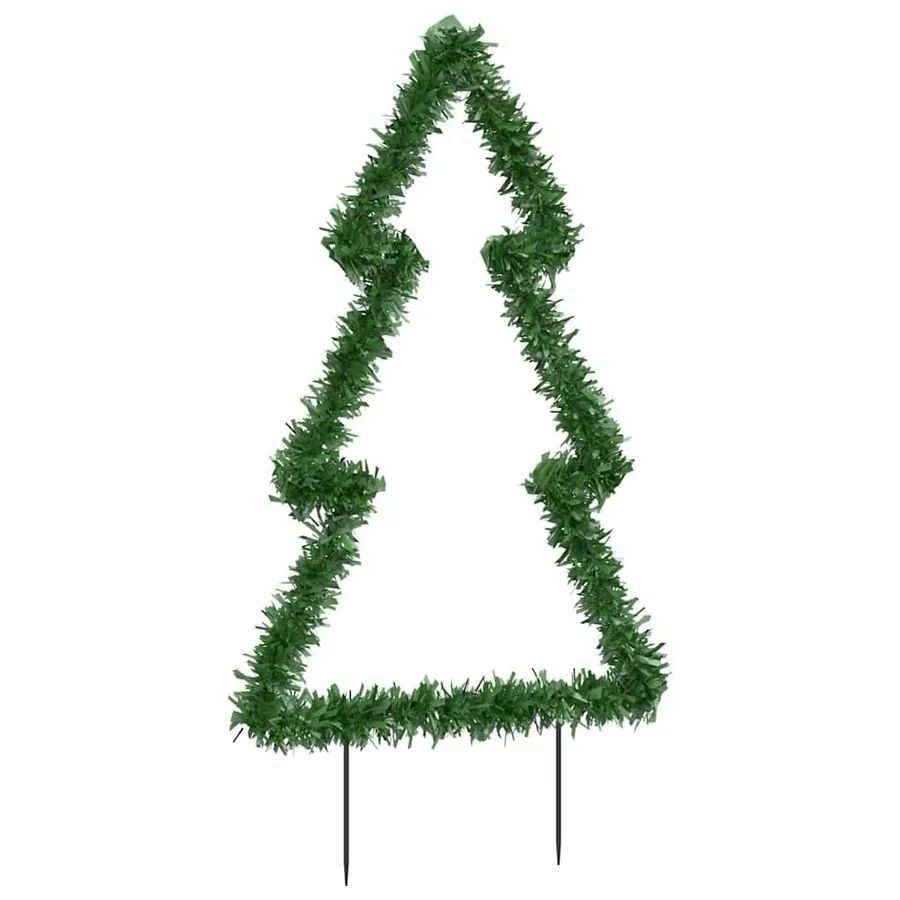 Décoration lumineuse arbre de Noël avec piquets 80 LED 60 cm - 4
