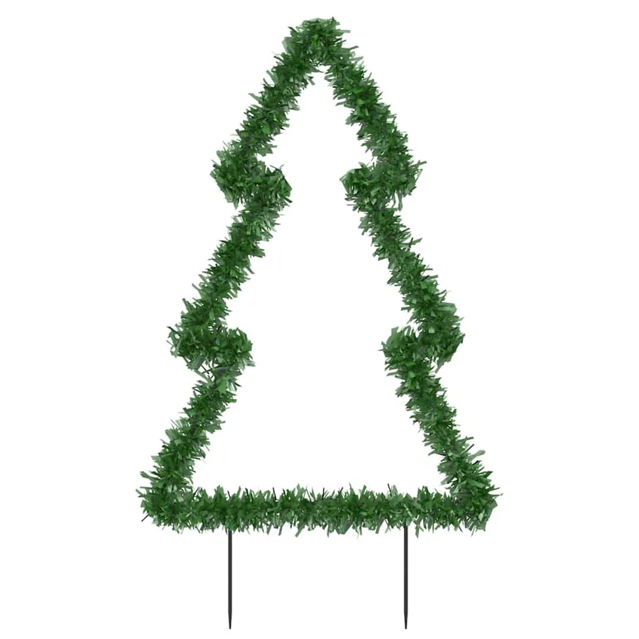 Décoration lumineuse arbre de Noël avec piquets 80 LED 60 cm - 5