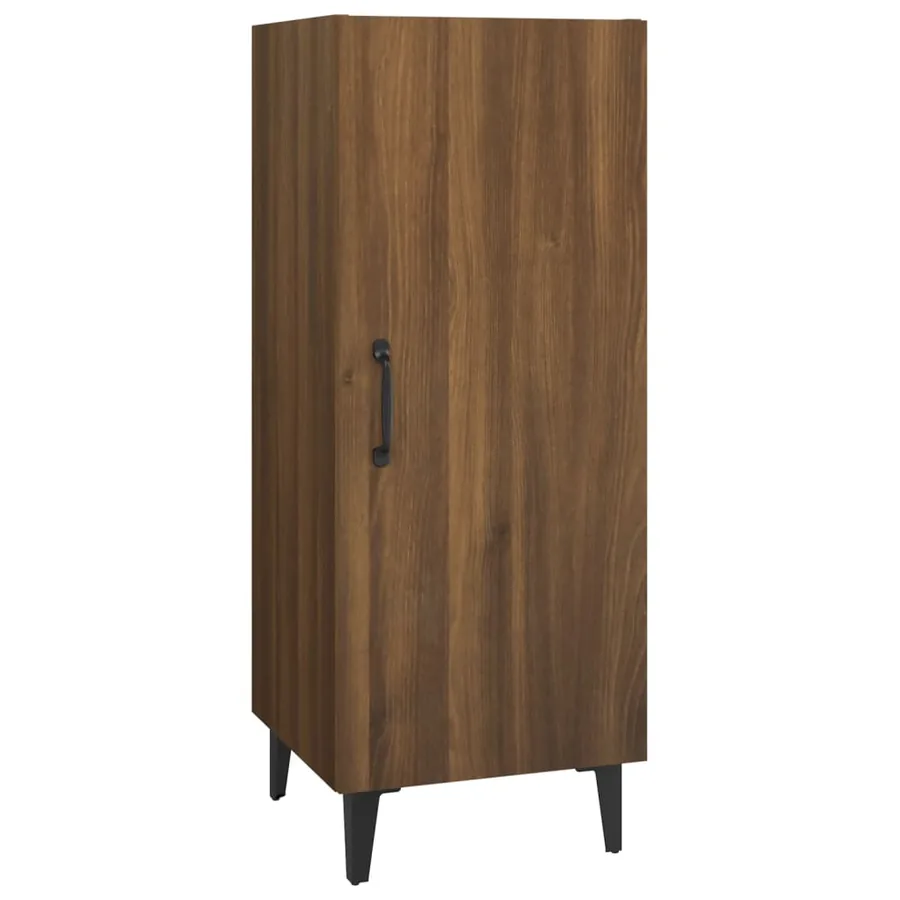 Buffet Chêne marron 34,5x34x90 cm Bois d'ingénierie - 2