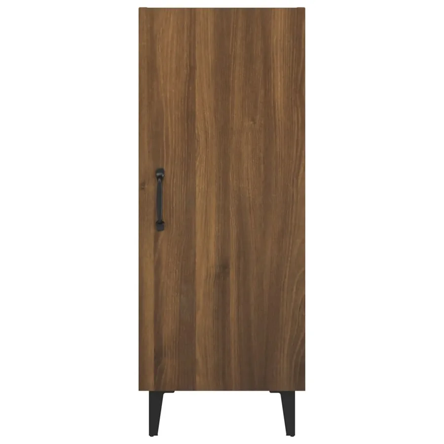 Buffet Chêne marron 34,5x34x90 cm Bois d'ingénierie - 6