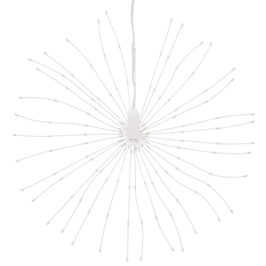 Étoile rayonnante de Noël 140 LED 4 pcs blanc froid 17 cm - 5