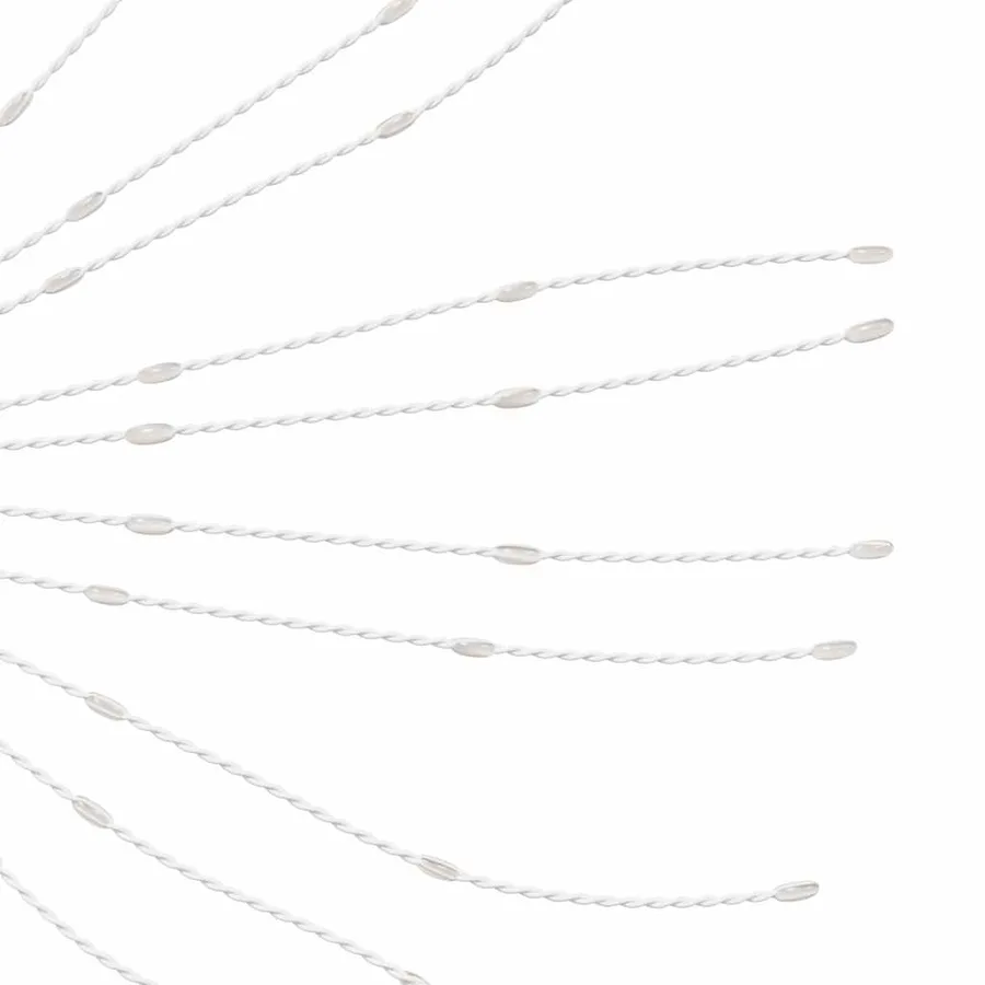Étoile rayonnante de Noël 140 LED 4 pcs blanc froid 17 cm - 8