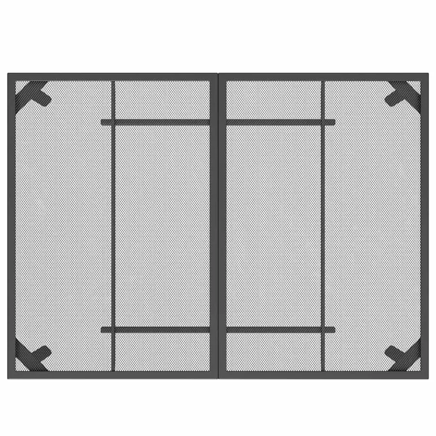 Ensemble à manger de jardin 5 pcs anthracite métal maille - 7