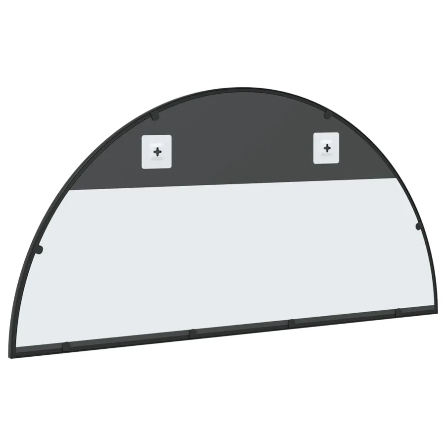 Miroir mural noir 100x50 cm arche fer - 5