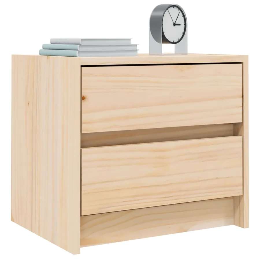 Table de chevet 40x31x35,5 cm bois de pin massif - 3