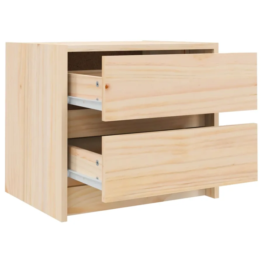 Table de chevet 40x31x35,5 cm bois de pin massif - 6