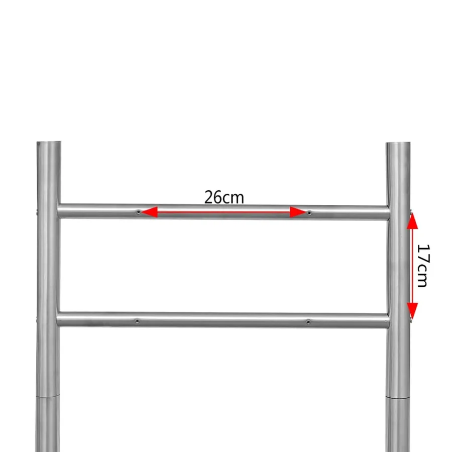 Support en acier inoxydable pour boîte aux lettres - 5