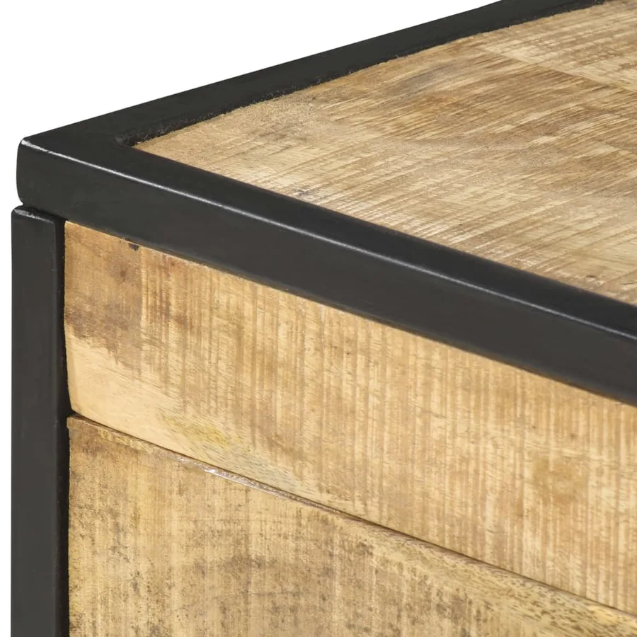 Table basse 70x50x33 cm Bois de manguier massif - 6
