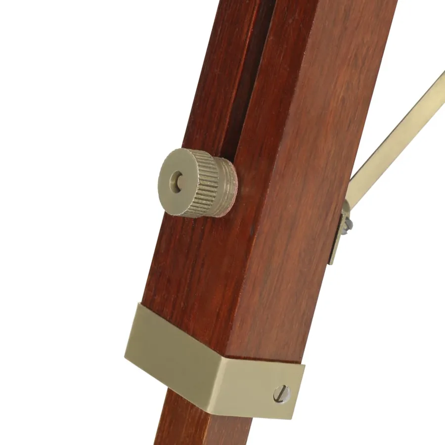 Lampadaire à trépied bois de manguier massif 69 cm - 11