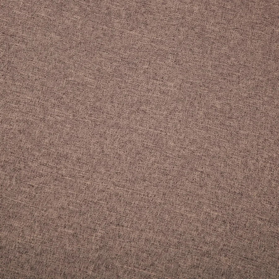 Canapé à 3 places revêtement en tissu 172x70x82 cm marron - 7