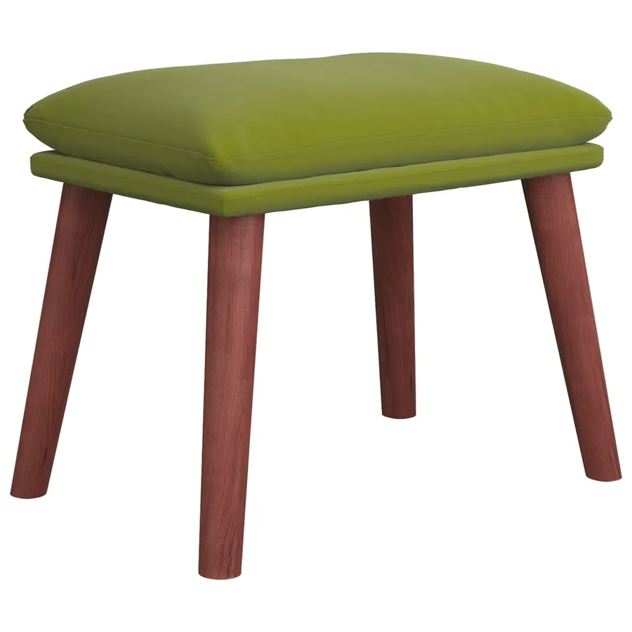 Repose-pied Vert clair 45x29,5x35 cm Velours - 2