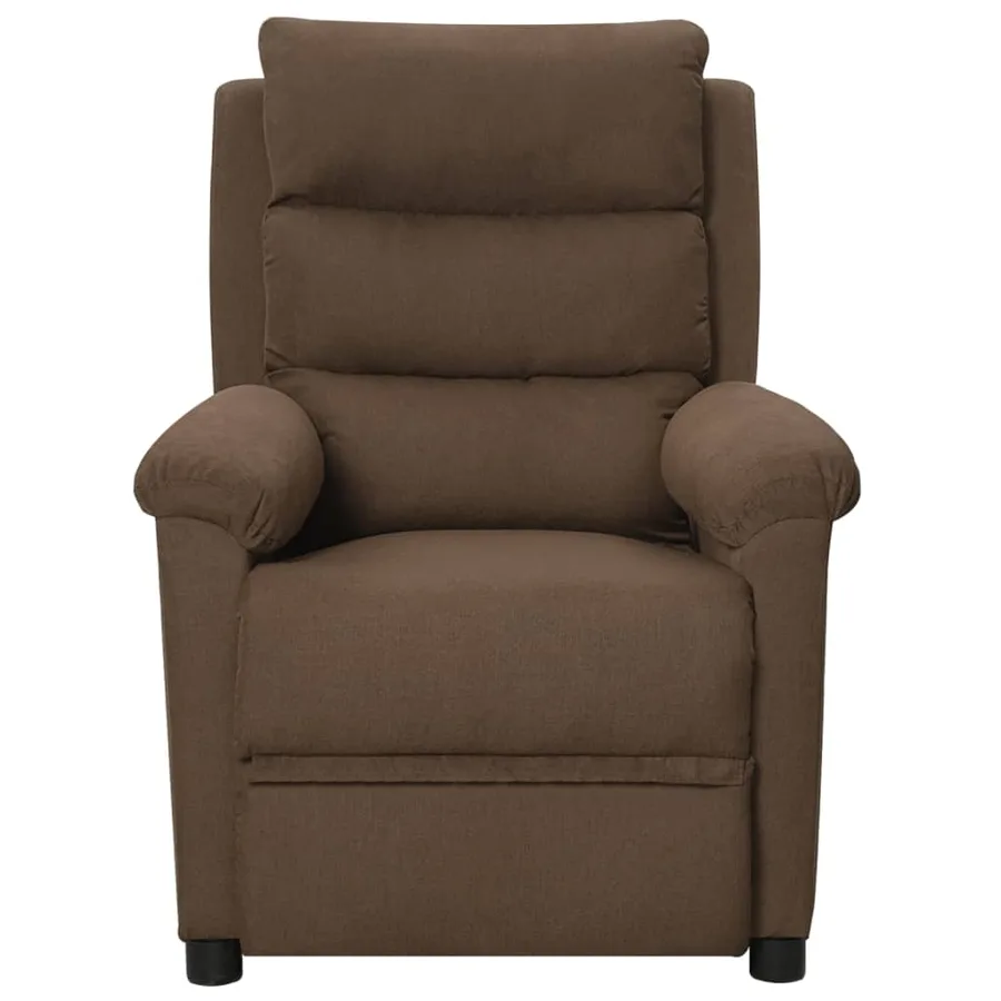 Fauteuil inclinable Marron Tissu - 2