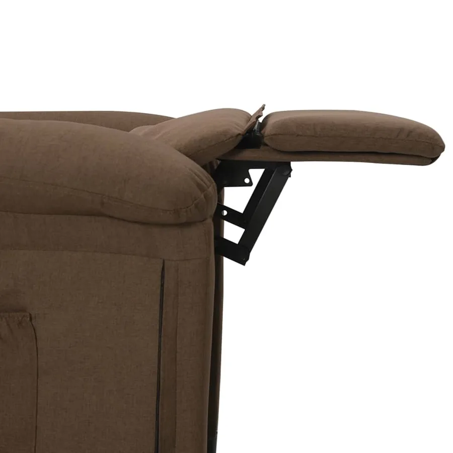 Fauteuil inclinable Marron Tissu - 9