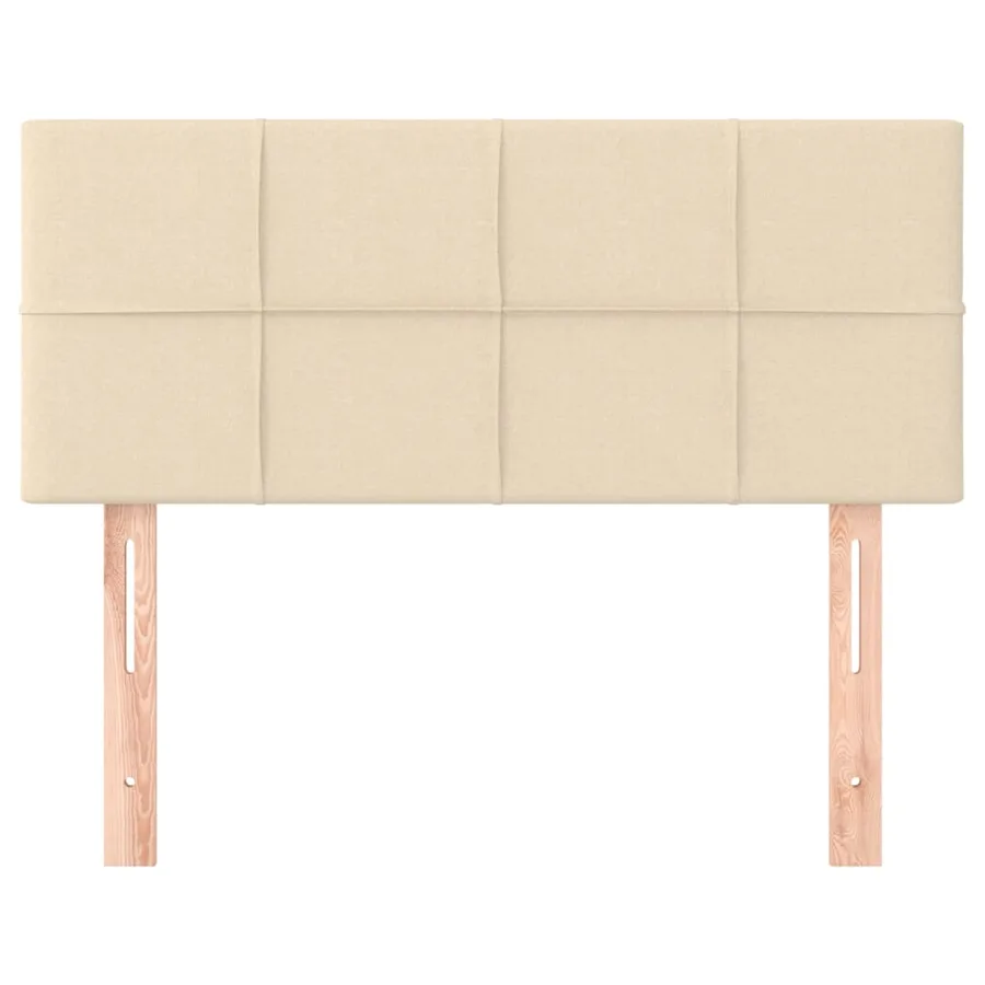 Tête de lit Crème 80x5x78/88 cm Tissu - 3
