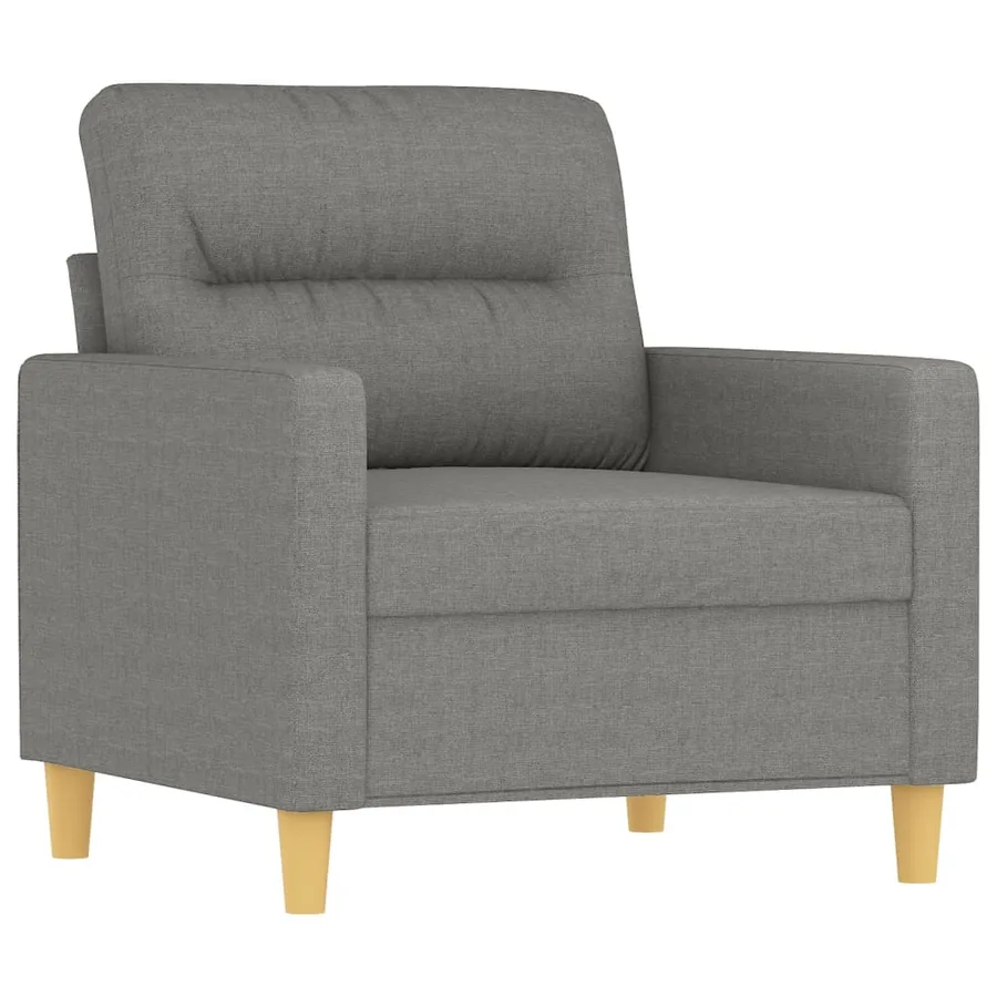 Fauteuil Gris foncé 60 cm Tissu - 2