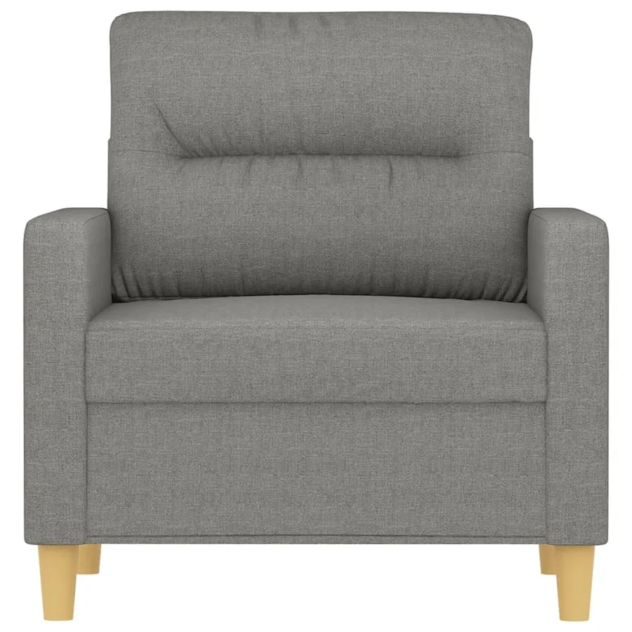 Fauteuil Gris foncé 60 cm Tissu - 3