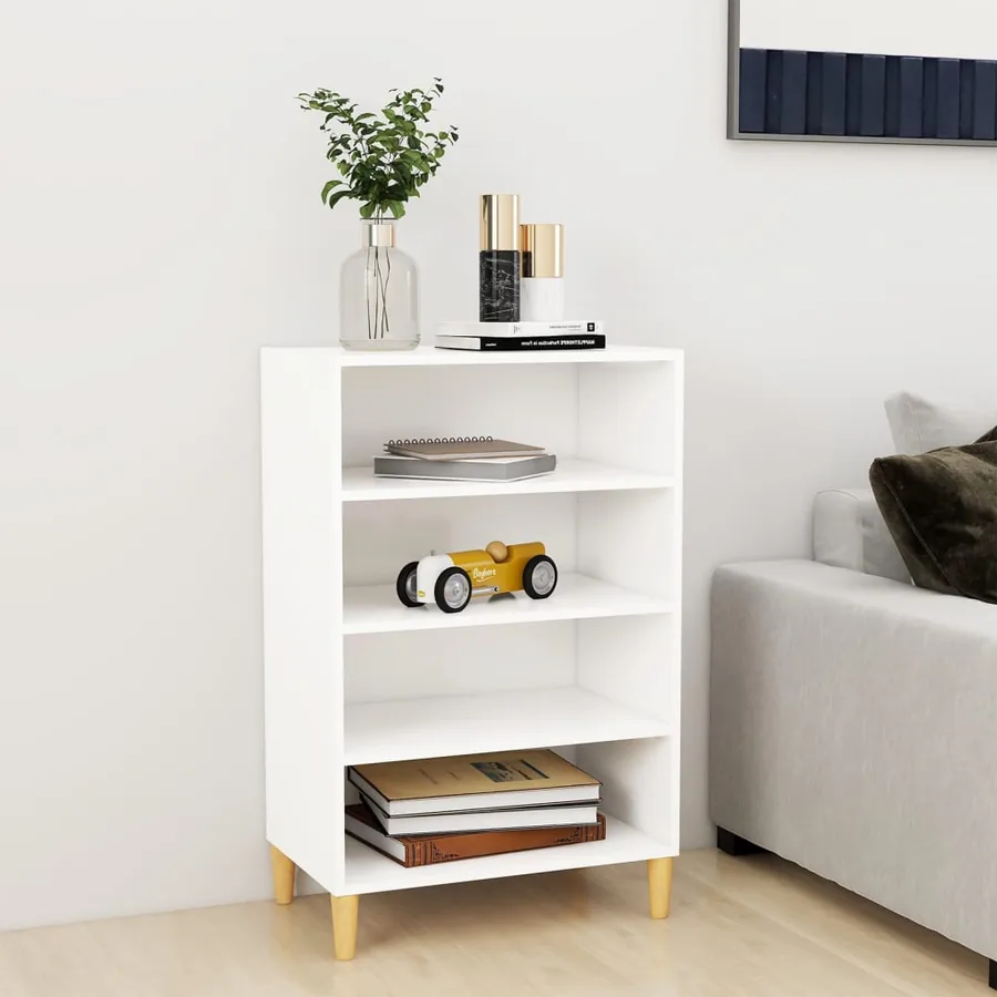 Buffet Blanc 57x35x90 cm Bois d’ingénierie