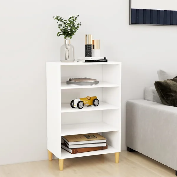 Buffet Blanc 57x35x90 cm Bois d’ingénierie