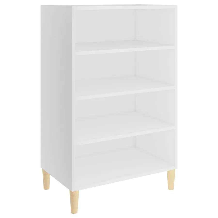 Buffet Blanc 57x35x90 cm Bois d’ingénierie - 2