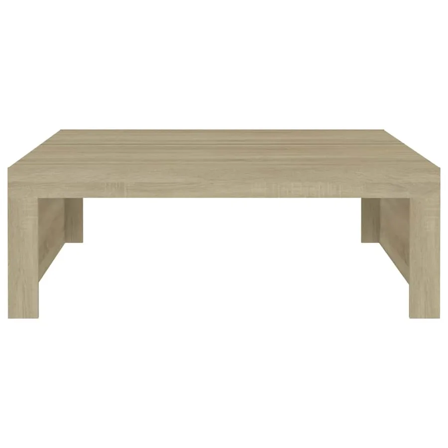 Table basse Chêne sonoma 100x100x35 cm Bois d'ingénierie - 5