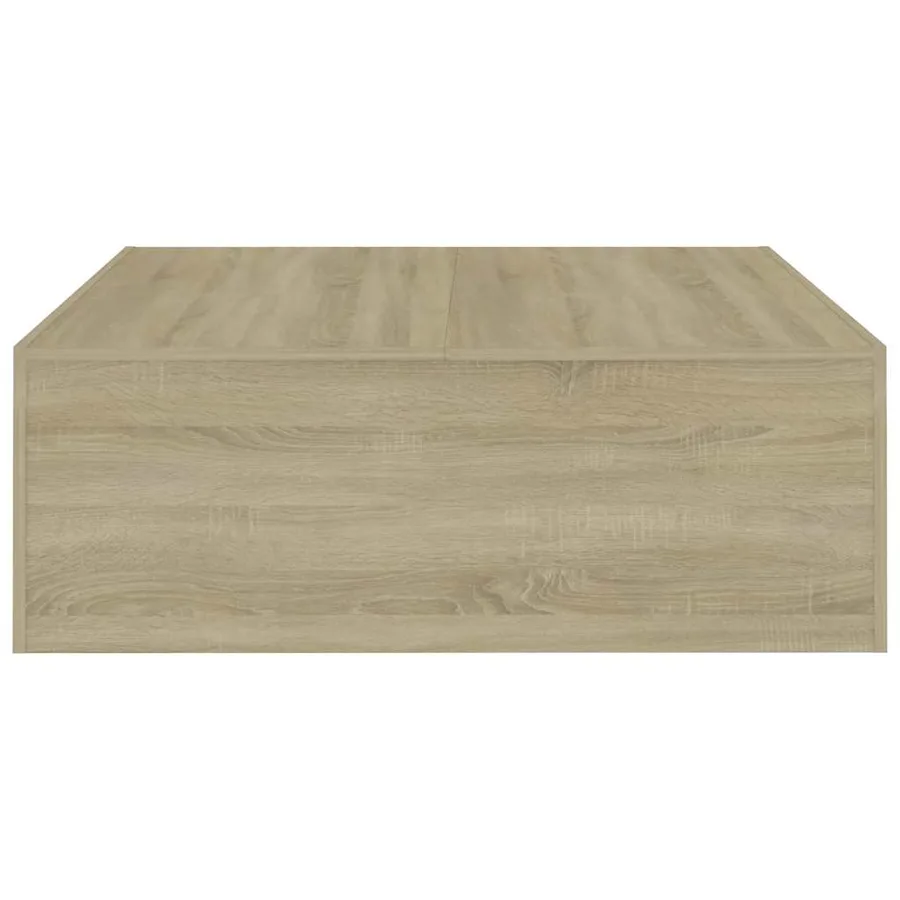 Table basse Chêne sonoma 100x100x35 cm Bois d'ingénierie - 6