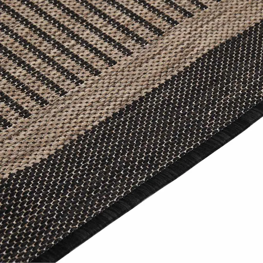 Tapis à tissage plat d'extérieur 80x250 cm Marron foncé - 4