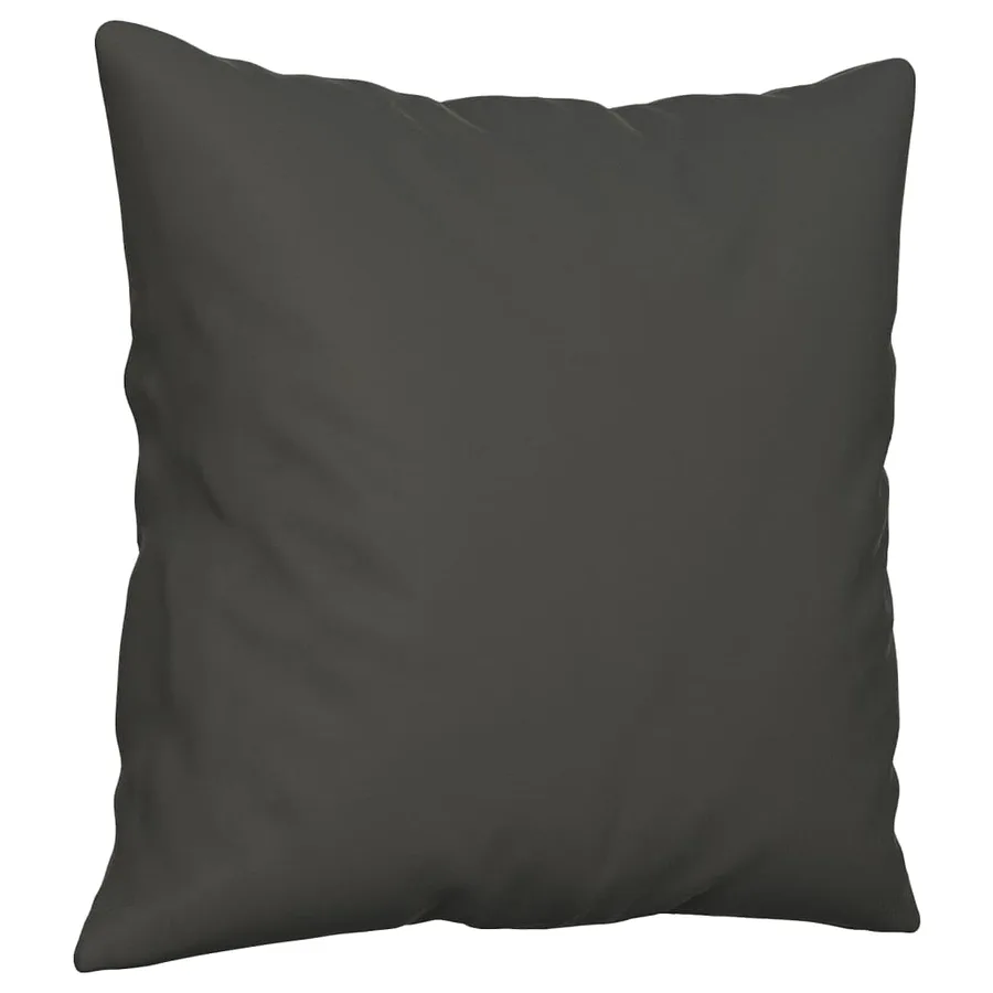 Coussins décoratifs lot de 2 Gris foncé Tissu microfibre - 3