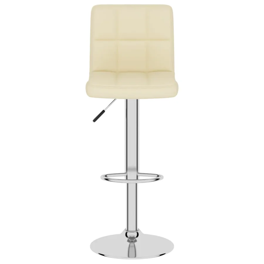 Tabouret de bar Crème Tissu - 3