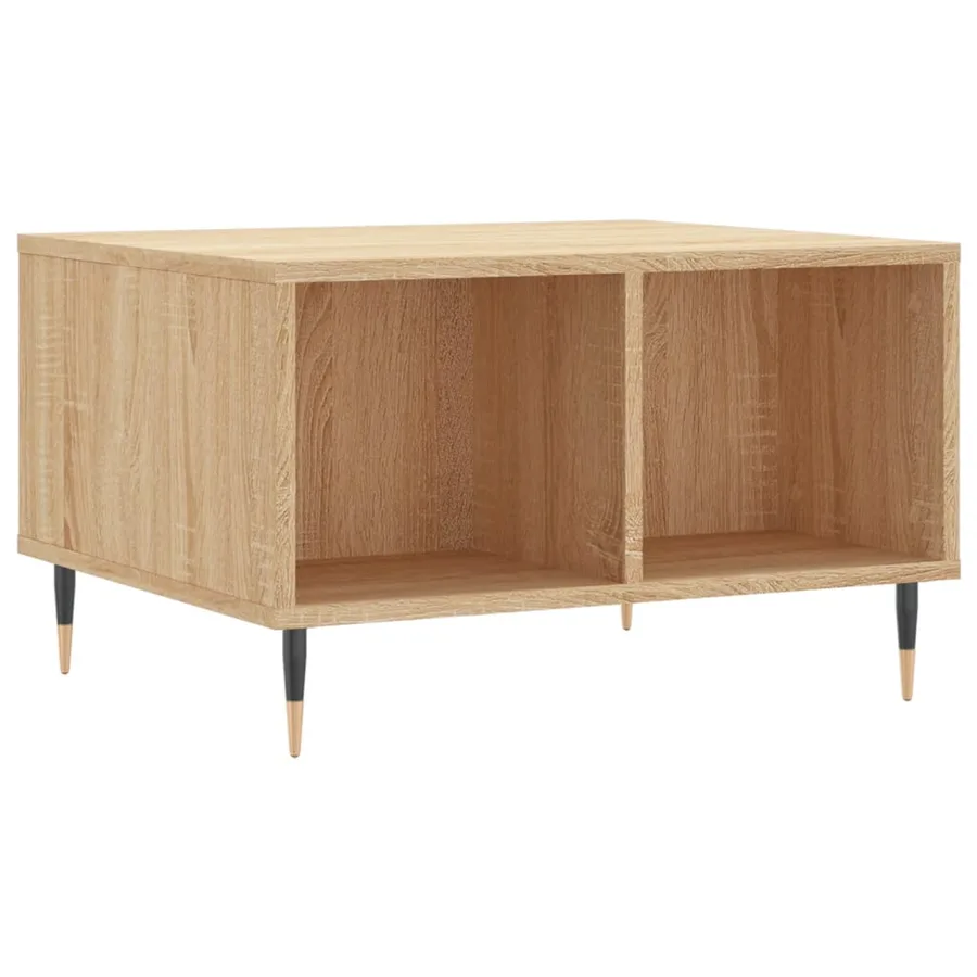 Table basse Chêne sonoma 60x50x36,5 cm Bois d'ingénierie - 2