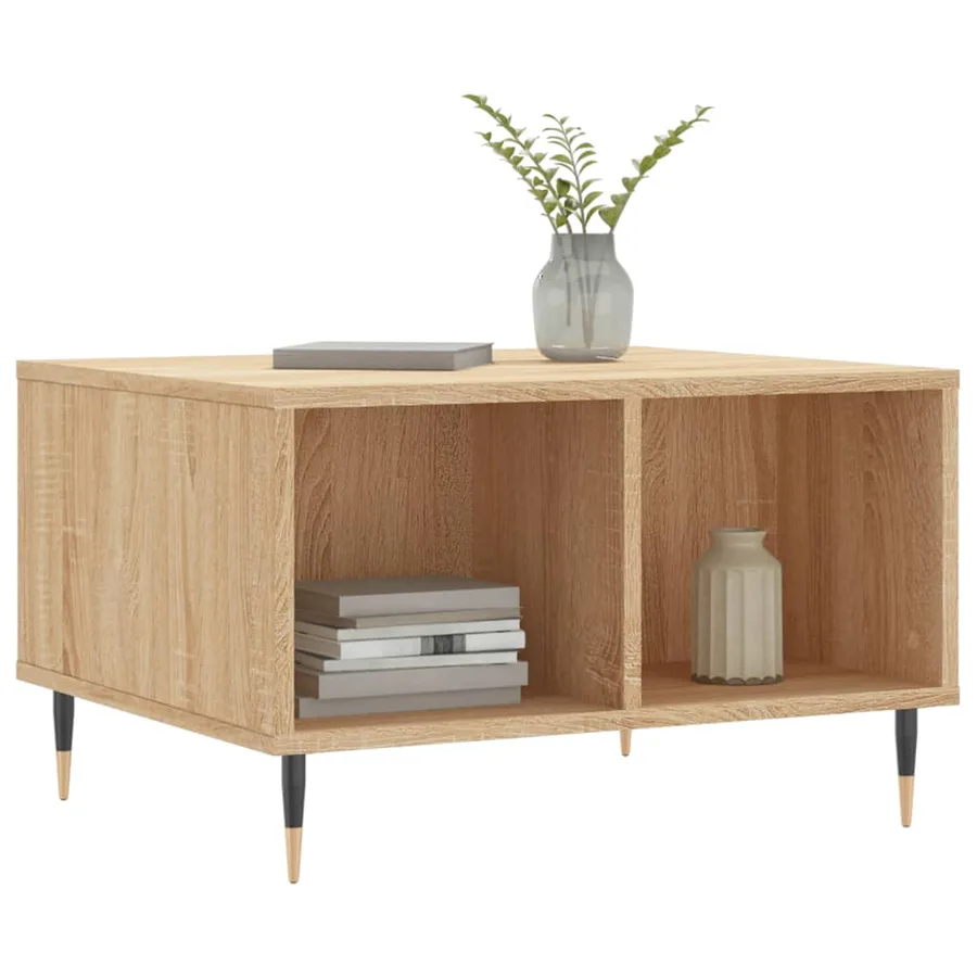 Table basse Chêne sonoma 60x50x36,5 cm Bois d'ingénierie - 3