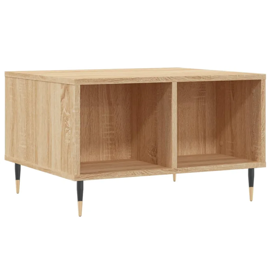 Table basse Chêne sonoma 60x50x36,5 cm Bois d'ingénierie - 6