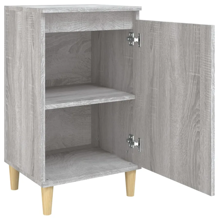 Tables de chevet 2 pcs sonoma gris 40x35x70cm bois d'ingénierie - 6