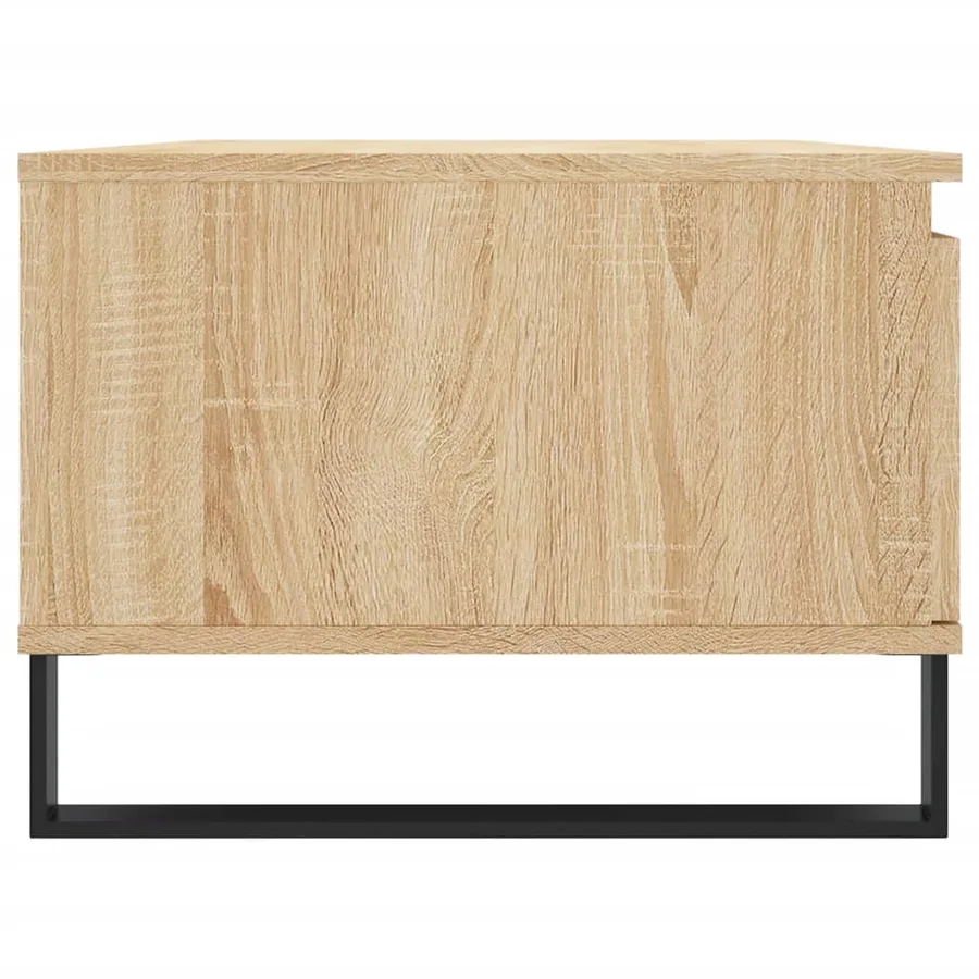 Table basse Chêne sonoma 90x50x36,5 cm Bois d'ingénierie - 7